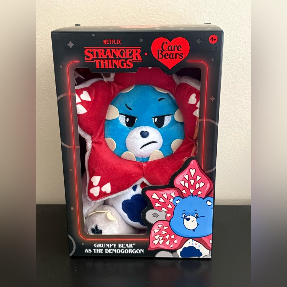 Stranger Things x Care Bears Grumpy Bear Plush - Demogorgon